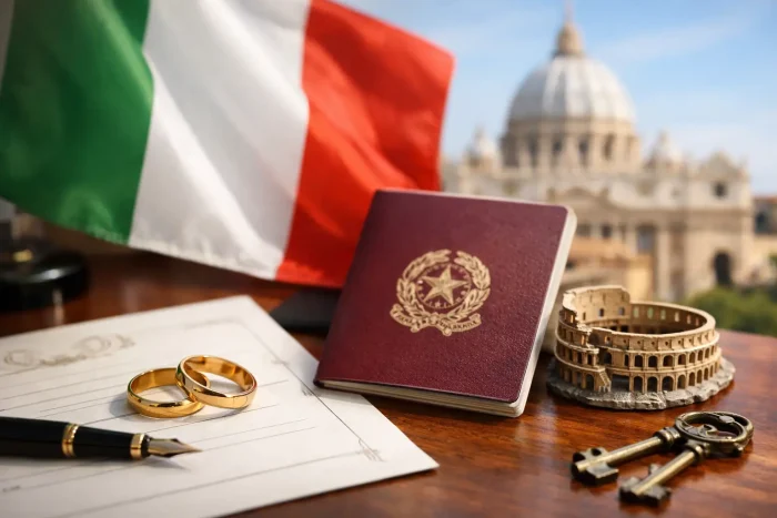 Certidão de casamento para cidadania italiana