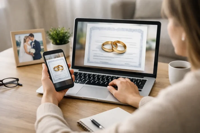 Como obter segunda via de casamento sem sair de casa